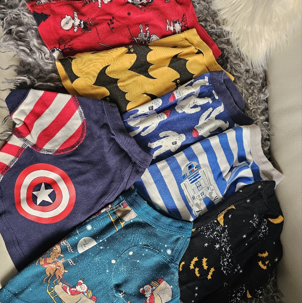 7 hanna andersson small dog tee shirts pajamas star wars christmas peanuts